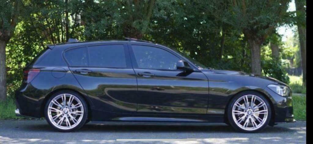 BMW F20 125d black sapphire style 624 m performance 19 inch styling 624m velgen SB-778-L
