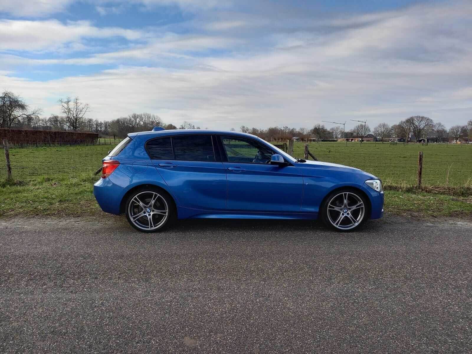BMW f20 120d estoril blue style 361m-performance styling 361 m sport pakket