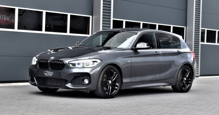 BMW-1-serie- F20-lci-m-sport-pakket-style-461-velgen-zwart-18-inch-breedset