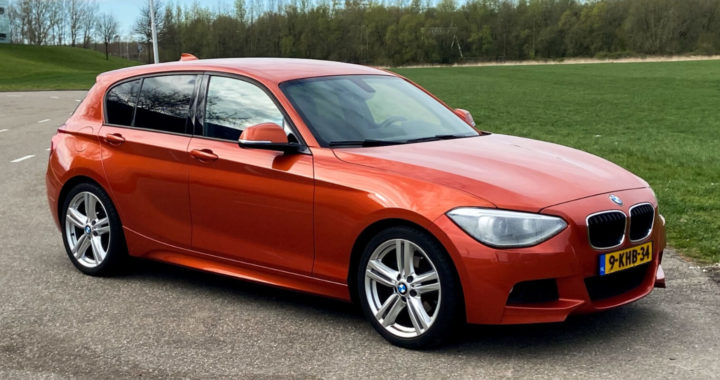 BMW-1-serie-F20-m-sport-pakket-valencia-orange-style-386m-styling-386-velgen-18-inch-breedset